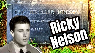 FAMOUS GRAVE TOUR: Teen Idol Ricky Nelson&#39;s Grave In Forest Lawn Cemetery, Hollywood Hills, CA