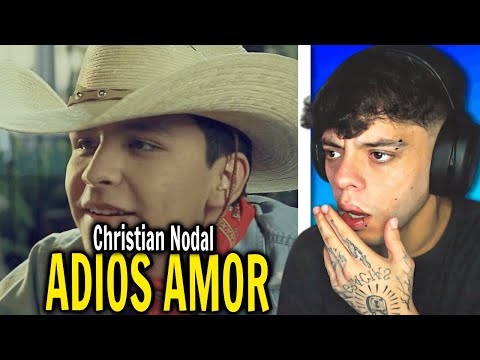 (REACCIÓN) Christian Nodal - Adiós Amor (Video Oficial)