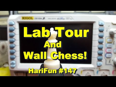 HariFun #147 - Lab Tour & WALL CHESS!