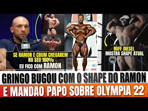 GRINGO MANDA O PAPO SOBRE RAMON VS CBUM! RUFF DIESEL MOSTRA SHAPE E MANDA RECADO PARA BRASILEIROS!