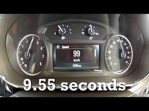 2017 Opel Mokka X 1.4 Turbo (140hp) 0-160km/h 100mph with Racelogic data