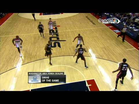 John Wall Goes Around His Back for the Dish