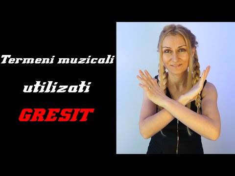 TOP 10 Termeni muzicali utilizati GRESIT / neintelesi - Limbajul muzical - lectii de pian / canto