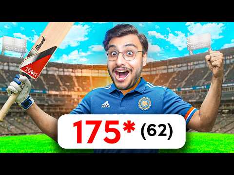 I SCORED 175 FOR TEAM INDIA IN MY CRICKET CAREER