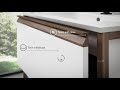 Video: Mueble de baño con patas 2 cajones Icon de VIsobath