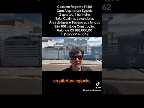 Casa em Regente Feijó! WhatsApp e Cel: (18) 99717-8362