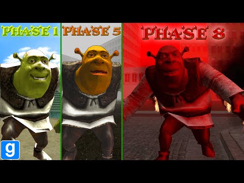Gmod: Shrek Impossible Nextbot – 8 Phases // Highest difficulty level █ Garry's Mod █