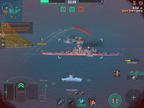KAGERO JAPANESE DESTROYER TORPEDO - WORLD OF WARSHIPS BLITZ – FULL MATCH – IPAD – (No Commentary)