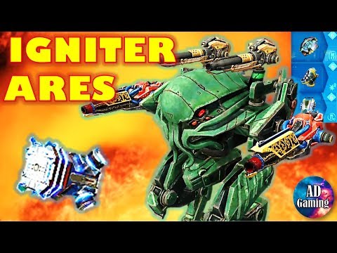 Unstoppable Fire Breathing Eldritch Ares Locking Down And Burning All The Enemies - War Robots
