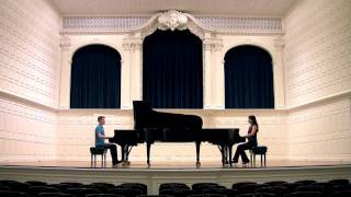 HD: Mozart's SONATA for TWO PIANOS - Anderson & Roe