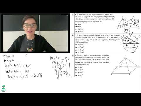 Sesiunea specială 2021, matematică, Evaluarea Națională pentru clasa a 8 a