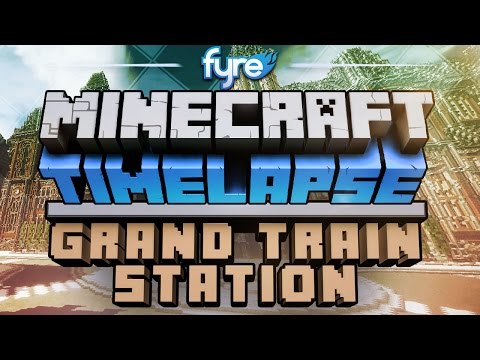 EPIC Minecraft Timelapse: Mind-Blowing Train Station Hype!