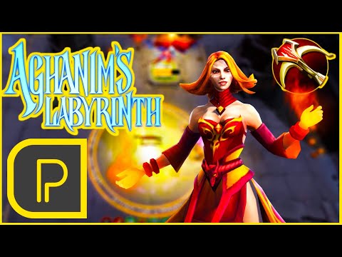 Lina Aghs V with Cap - Purge plays Aghanims Labyrinth
