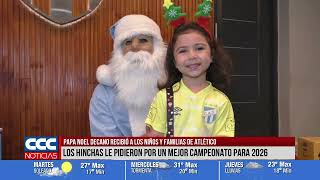 PAPA NOEL DECANO RECIBIÓ A LOS NIÑOS Y FAMILIAS DE ATLÉTICO