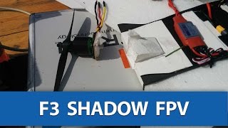 FlyingWings F3 Shadow FPV Chasing a Teksumo + "Landing"