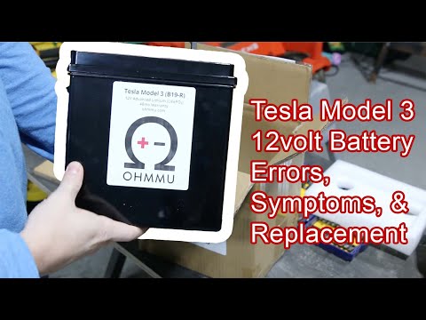 Symptoms Your Tesla Model 3 12v Battery Needs Replaced