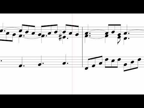 LilyPond - ly2video (beta): Das Wohltemperierte Clavier, I (J. S. Bach)