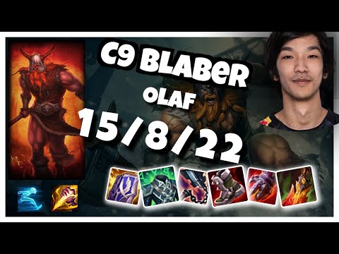 Olaf vs Elise C9 Blaber JUNGLE (15/8/22) - v10.25
