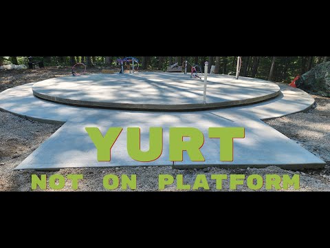 Yurt Foundation with Radiant Heat