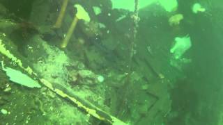 preview picture of video 'Sund Rock Sunken Shrimp Boat 9 2 12'