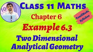 TN 11th Maths  Example 63 Two dimensional Analytic