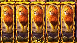 BIG WIN Slot Lion Saga Odyssey | Epic Free Spins Feature Pays HUGE!