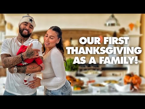 FIRST THANKSGIVING AS A FAMILY! | Married + First Time Parents