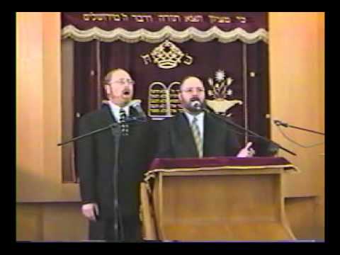 החזן אהרון שלמה ויסמן - המבדיל. עם יעקב מוצן בית הכנסת 'רמת יצחק'