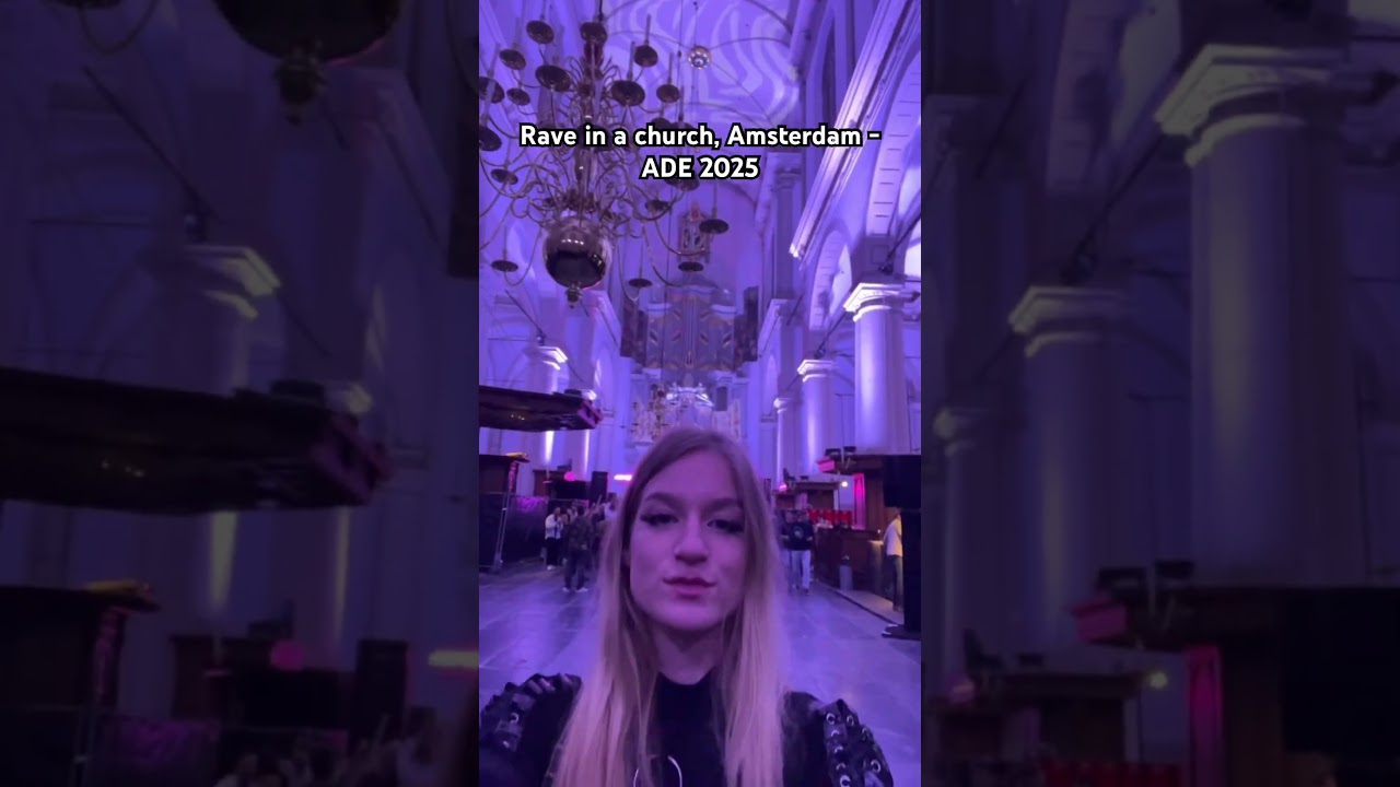 Rave in a church, Amsterdam - ADE 2025
