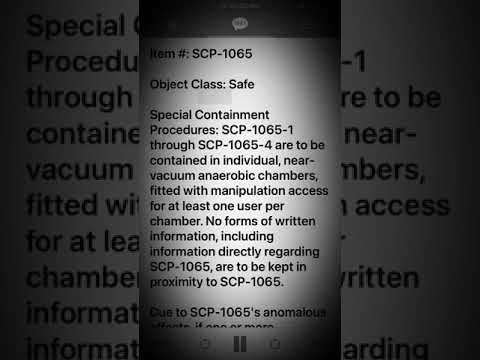 Scp 1065 Self-Immolating Books