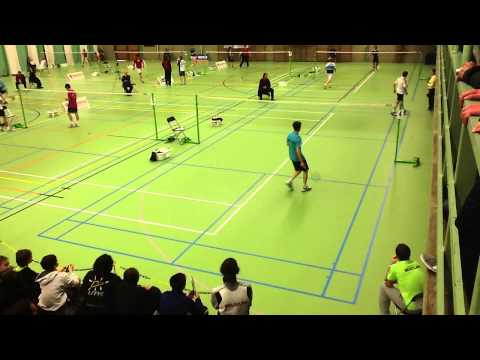 Mark Leith vs Vincent Medina Badminton Olve Jot 2012 Part 1