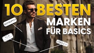 Die 10 BESTEN Marken für Basics und was du dort kaufen solltest | Stylingtipps für Männer