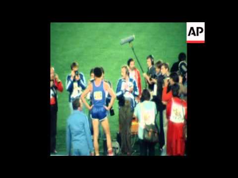 SYND 4 9 77 WORLD ATHLETICS MEETING AT DUSSELDORF