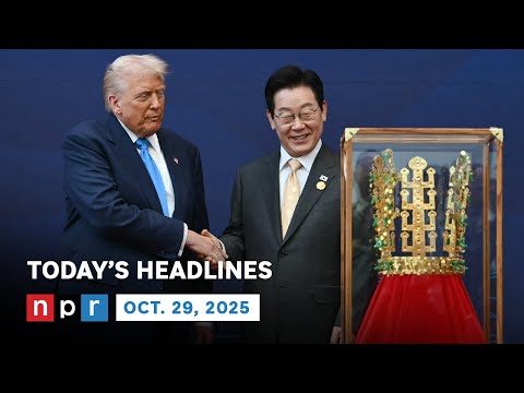 South Korea's President Gifts Trump A Golden Crown | NPR News Now