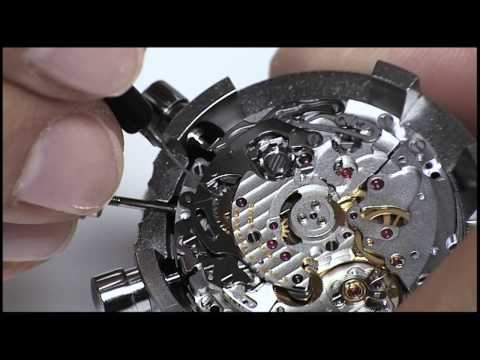 Unterhalt eines mechanischen Chronographen von Breitling