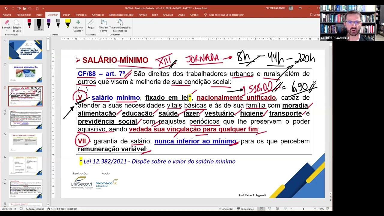 Módulo 1   Aula 3   Direito do trabalho aplicado aos condomínios 1