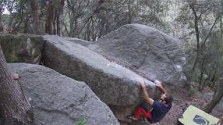 Video thumbnail of Cor a foc, 6a. Can Camps