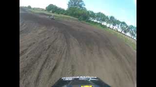 preview picture of video '1617MX Midwest VMX Reunion Sunset Ridge Walnut IL. EVO 3 Moto #2 1983 Yamaha YZ490K August 2012'