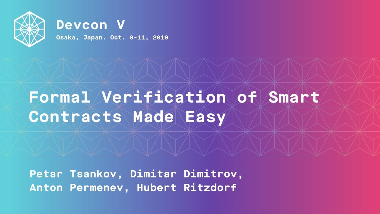 Formal verification of smart contracts made easy preview