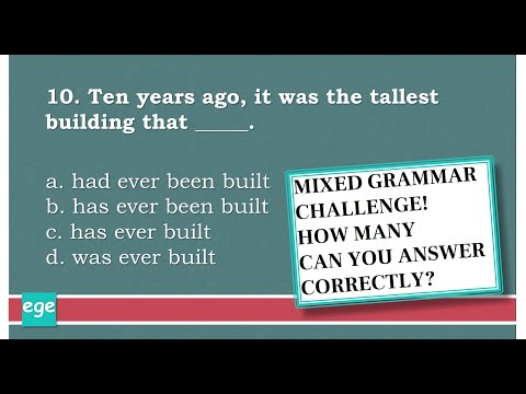 Mixed Grammar Quiz