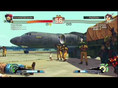 SSF4 Arcade Edition HD-  Posseidonn (Akuma) VS El-Kalam- (T.Hawk)