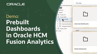 Explore Prebuilt Dashboards in Oracle Fusion HCM Analytics