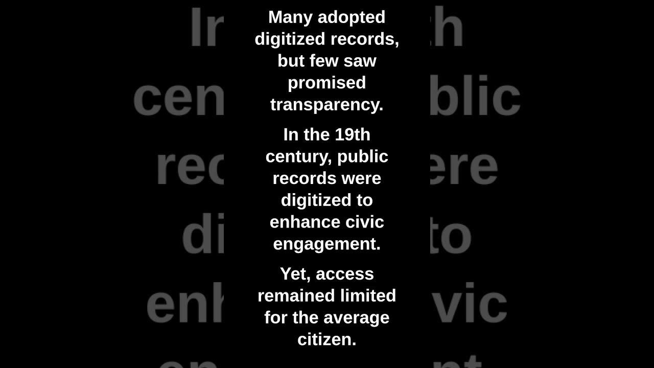 Many adopted digitized records, but few saw promised transparency.