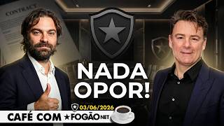 CAFÉ COM FOGÃONET: SOCIAL ASSINA DOCUMENTO PARA VENDA DA SAF | BOTAFOGO GARANTE SALÁRIOS DE MAIO