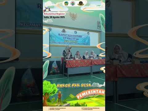 Rakor TP PKK Desa Kramat 30 Agustus 2025