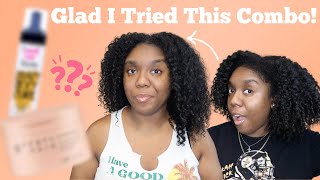 I KEPT Seeing This Combo So I Tried It | Popular Natural Hair Product Combo