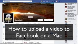 How to Upload a Video to Facebook on a Mac