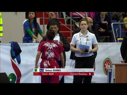 【14th World Wushu Championships】Female Nanquan ☆ Sekour Dahbia「ALG」