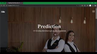 Hotel Reservation Using Machine Learning And User Interface With Flask Api And React