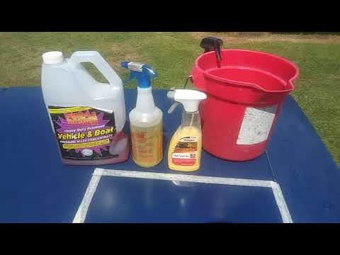 Sonax high speed wax vs purple power vehicle & boat & totally awesome